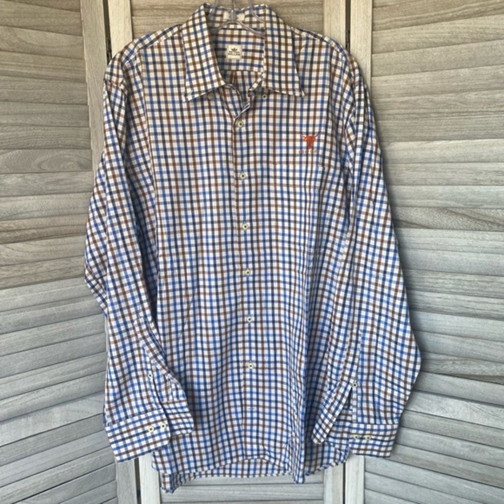 Peter Millar UT Gold Club 100% Cotton‎ Dress Shirt